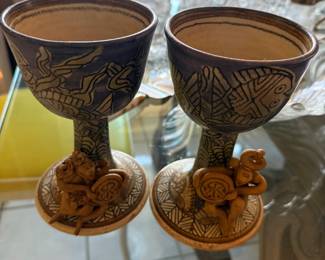 Wilhelmi Sculpture Goblets