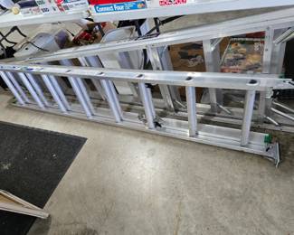 10' A frame ladder & 16' extension ladder