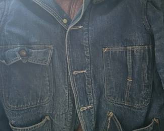 Ox hide denim jacket 