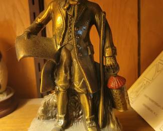Pair Town crier bookends 