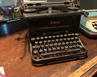 antique typewriter