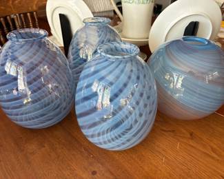 Avon Venetian Swirls Art Glass