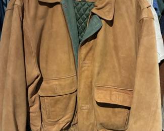 sueded and leather jackets