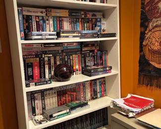 VHS, DVDs of movie collections