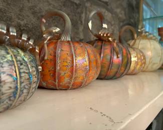 collector glass pumpkins