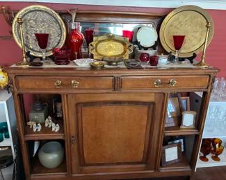 Dining Room mirror hutch
