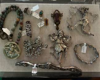 silver + art nouveau Jewelry
