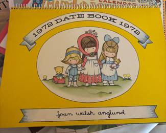 Vintage calendars with fantastic artwork to frame!