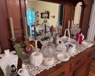 Alllll the milk glass