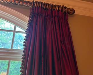 Custom silk with rods 