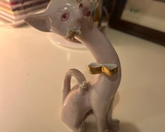 Pink poodle /Japan porcelain