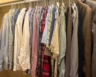 Men’s shirts - most are Lauren 