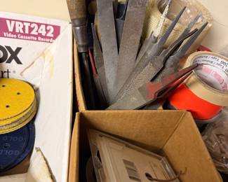Vintage metal hand files