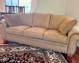 Matching Suede Sofa