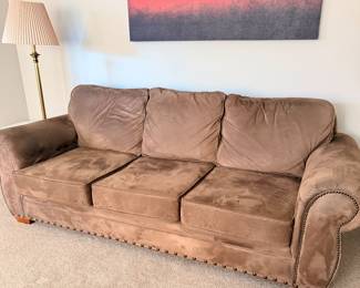 Another Suede Sofa Used