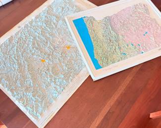 Relief Maps  (lots travel maps too)