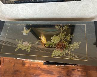 Top of Asian sideboard 