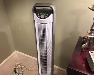 Several fans and heaters 