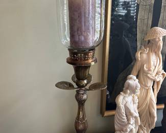 Brass candleabra
