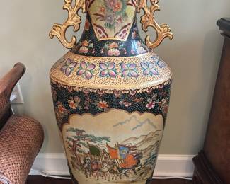 Large Asian urn