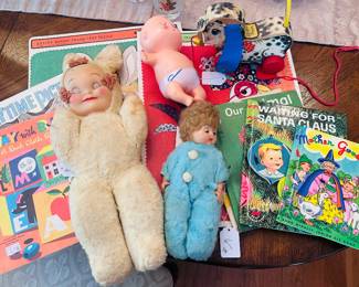 Fisher Price, Vintage Books, Rexall Drug Doll…