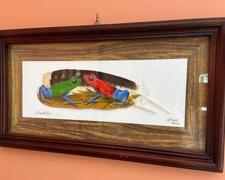 Painting on Feather