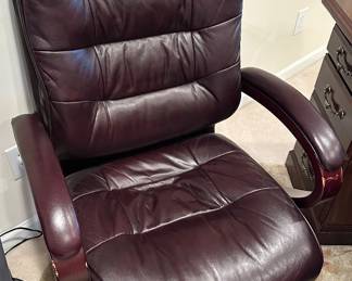 Leather Swivel Office Chair