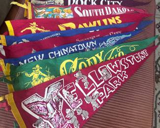 Mid-century Felt Pennants