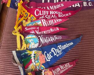 Mid-century Felt Pennants