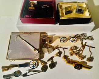 Cuff links, Tie Clips, etc
