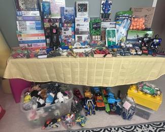 Lots of Puzzles and Toys- Legos, Magna Tiles, Nerf Guns, etc