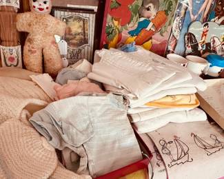 Vintage Baby clothes, Books