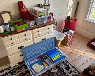 Gift wrap and dresser