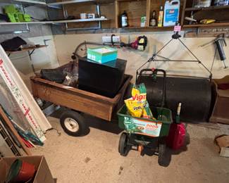 garden equipment (roller is not for sale)