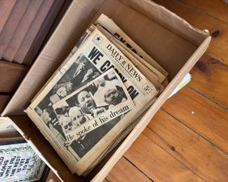 Vintage newspapers