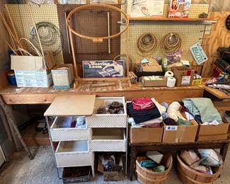 Crafting supplies for knitting, basket weaving, loom, embroidery & more