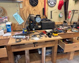 Radial arm saw and tools