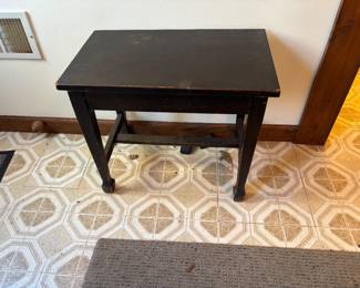 antique organ bench