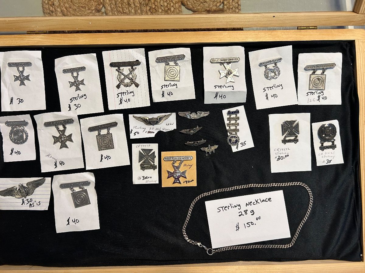 Sterling Silver War Metals