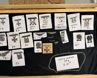Sterling Silver War Metals