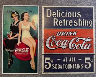 Retro Coca-Cola Signs