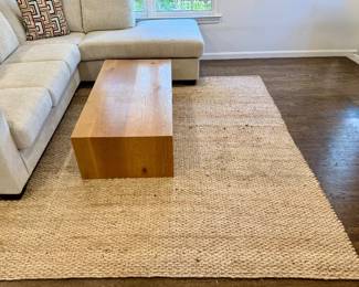 Jute Area Rug - 7'6" x 9'6"