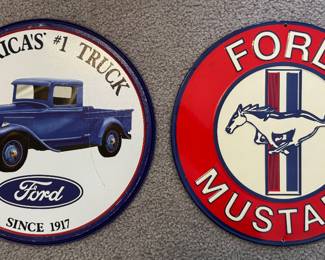 Retro Ford Advertising Signs