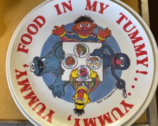 Sesame Street plate