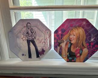 Hanna Montana plates