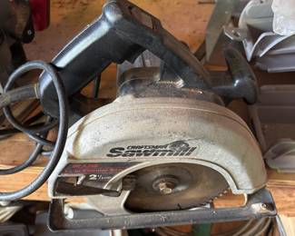 Vintage circular saw