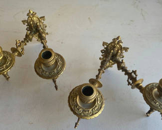 Lot 80: Antique Candle Holder Sconces