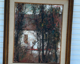 Lot 52: Second Large Original Oil By Michel de Gallard