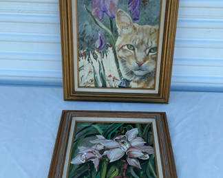 Lot 53: Two Original Acrylics By Patricia Hattan