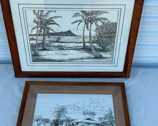 Lot 49: Island Themed Art